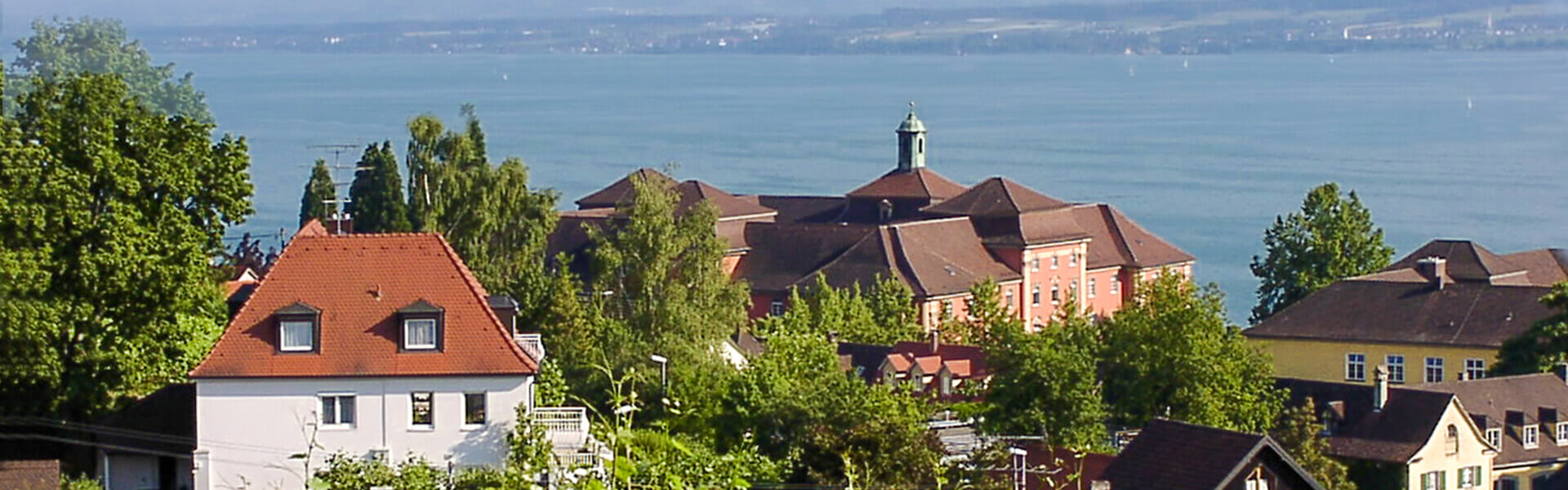 Gästehaus Schiff in Meersburg: Blick auf den Bodensee