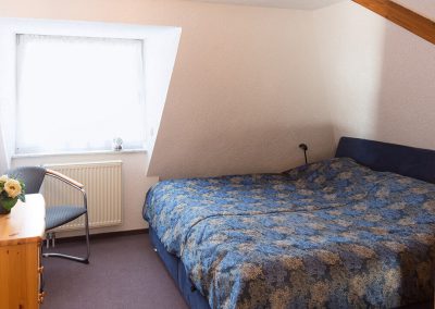 Schlafzimmer der Ferienwohnung B im 2. Stock