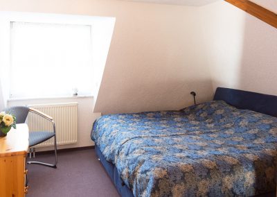 Schlafzimmer der Ferienwohnung im 2. Stock